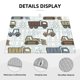 thumbnail image 3 of Fotbe Tractor and Dumper Alfombrilla de Secado para Cocina con Estampado, 18x24 Pulgadas, 3 of 7