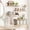 Light Brown, variant on Fairy 4+1 Tier Bathroom Floating Shelves Over Toilet, 15.8in Wall Shelves for Bathroom, Living Room, Bedroom and Kitchen (Dark Brown)
