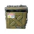 thumbnail image 3 of 6" Brown and Black Geometric Square Chained Shaking Box Halloween Decor, 3 of 3