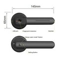 thumbnail image 3 of Fingerprint Smart Door Lock Handle USB Electron Emergency Unlock Office/Bedroom/Hotel Wooden Doors ,Easy to Use, 3 of 7