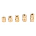 thumbnail image 5 of Tuercas moleteadas con rosca hembra M2, tuercas de inserción roscadas de latón, kit surtido de tuercas soldadas hidráulicamente M2*6*3,2100 piezas, 5 of 5