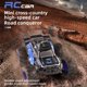thumbnail image 3 of Coche teledirigido con cámara HD 2.4GhzOff-Road Rc Truck Impermeable Drift Coches teledirigidos Baterías recargables Mini Truck para niños y niñas Niños Adultos (Naranja) Petmoko 183, 3 of 7