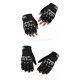 thumbnail image 1 of 2 pares de guantes de motocicleta con pantalla táctil, guantes transpirables duraderos, medio dedo Soledad Guantes de moto, 1 of 9