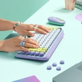 thumbnail image 4 of Logitech Pop Keys keyboard RF Wireless + Bluetooth Mint color, Violet, White, Yellow, 4 of 11