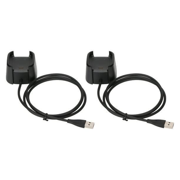 Cargador Bling Bling 2 piezas con cable USB y Base para Fitbit Versa 2
