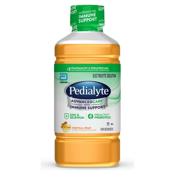 Pedialyte AdvancedCare Electrolyte Solution, Tropical Fruit, 12 fl oz