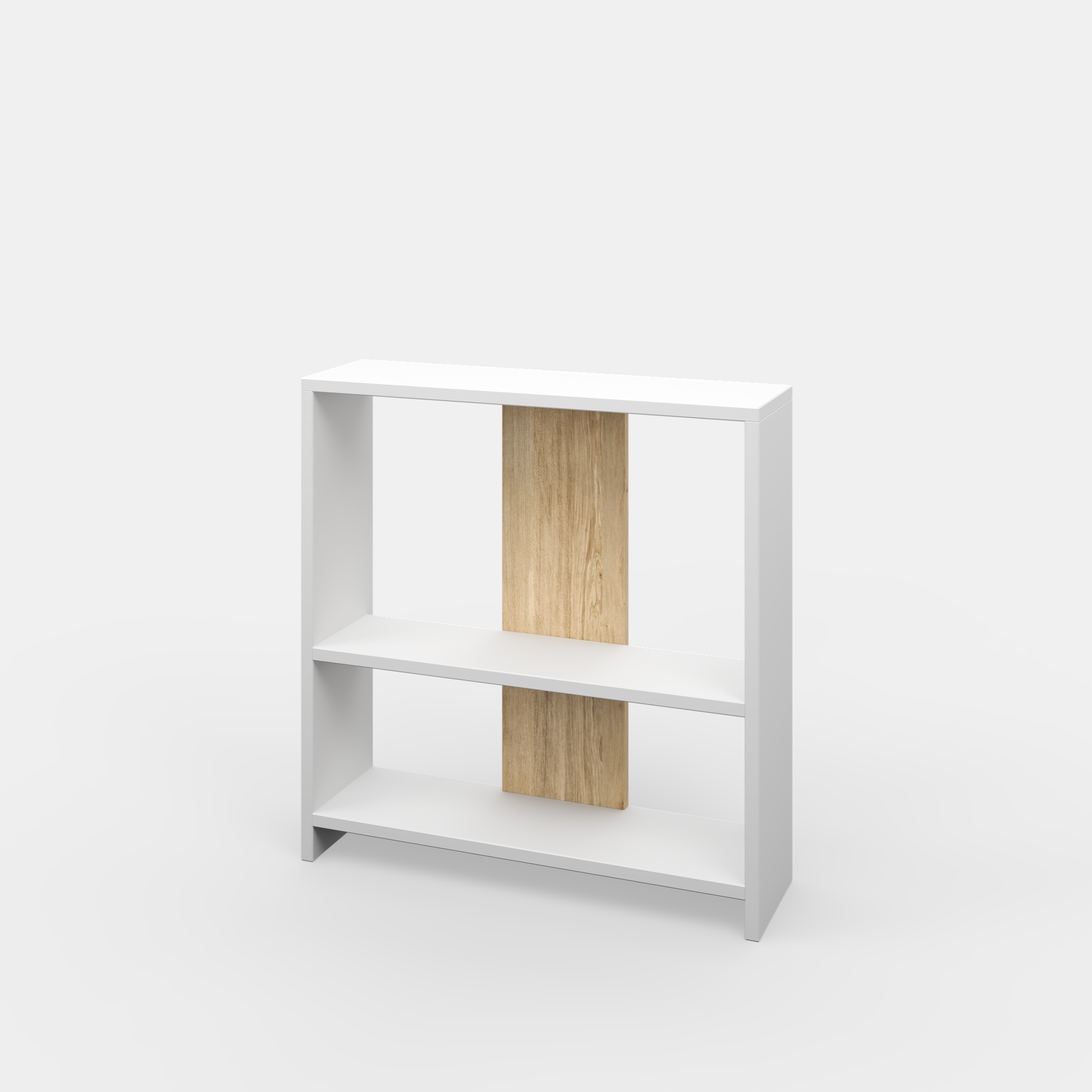 Ada Home Decor Sydney Side Table, White/Oak