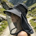thumbnail image 7 of Luckky Solar Powered Fan Sun Hat with Wide Brim & Mesh Breathable Design,Adjustable UV Protection Outdoor Sun Hat for Men Women,Cooling Fan Hat for Fishing Gardening Hiking Camping Beach Travel, 7 of 7