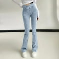 thumbnail image 2 of Aayomet Women Jeans Stretchy Women’s Classic Jeggings with Back Pockets,A M, 2 of 5