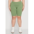 thumbnail image 4 of Womens Plus Size High Waist Cell Phone Pocket Biker Shorts, 4 of 6