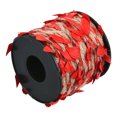 thumbnail image 3 of Uxcell 33ft 5mm Burlap Leaf Ribbon Artificial Vine Natural Jute Rope Twine, Red, 3 of 6