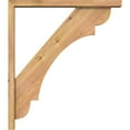 thumbnail image 3 of Ekena Millwork 3 1/2"W x 28"D x 32"H Olympic Block Smooth Bracket w/ Offset Brace, Western Red Cedar, 3 of 25