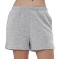 thumbnail image 2 of Amazhiyu Women's High Waist Elastic Sweatshorts Comfy Lounge Bottom with Pockets, 2 of 10