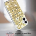 thumbnail image 3 of For Apple iPhone 16 Plus (6.7") Sparkly 3D Design Diamond Shockproof Protective Bling Rhinestone Hybrid Skin PC + TPU Cover ,Xpm Phone Case [ Pinwheel Gold ], 3 of 7