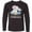 AB-Black, variant on Inktastic My Babysitter Loves me to the Moon and Back Elephant Family Long Sleeve Youth T-Shirt