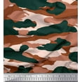 thumbnail image 1 of Soimoi polyester Crepe Fabric Two Tone With White Camouflage Print Fabric by the Yard 42 Inch Wide, 1 of 1