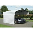 thumbnail image 3 of Arrow 10 x 15 x 7 ft Eggshell Carport With 1 Side Wall Kit, 3 of 17