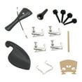 thumbnail image 2 of Accesorios Finos De 15 Piezas De Violín 4/4 Que Incluyen Cordal + Tripa De Cola + Botón Final + Reposapiés + Tornillo De Reposapiés + Poste De Sonido + Puente + 4 Clavijas De, 2 of 6