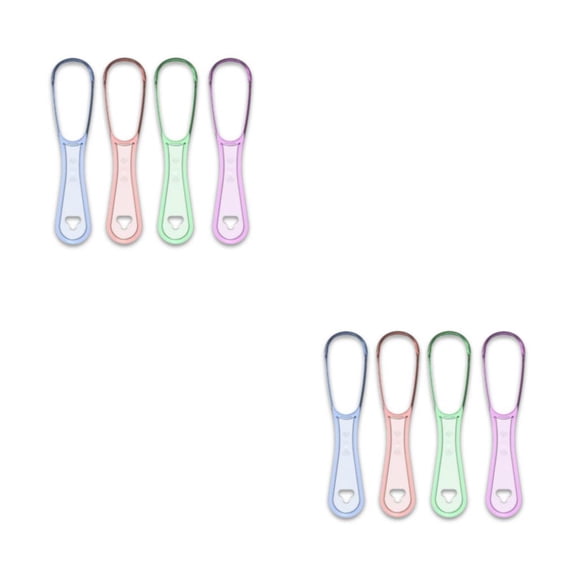 Limpiadores de Lengua Vogacara para Adultos Herramienta de Cuidado de la Boca Color Mezclado