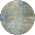 thumbnail image 2 of Addison Rugs Mayfield Premium Machine Washable Transitional Abstract Khaki Round Rug, 8' x 8', 2 of 6