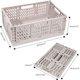 thumbnail image 4 of Cajas de almacenamiento de plástico plegables, para fruta, cesta de almacenamiento plegable, cesta de plástico, cajas de transporte (2 unidades), 4 of 4