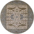 thumbnail image 1 of Ahgly Company Indoor Round Mid-Century Modern Rosy Brown Pink Oriental Area Rugs, 6' Round, 1 of 6