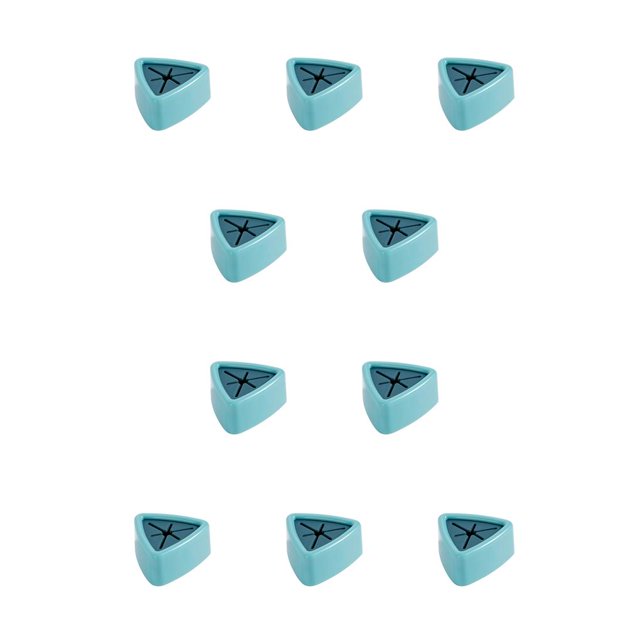 Inteprter Toallero de pared autoadhesivo para colgar paños de cocina sin perforaciones estante de baño para el hogar organizador extraíble azul claro Azul claro 10piezas Inteprter CBP316796