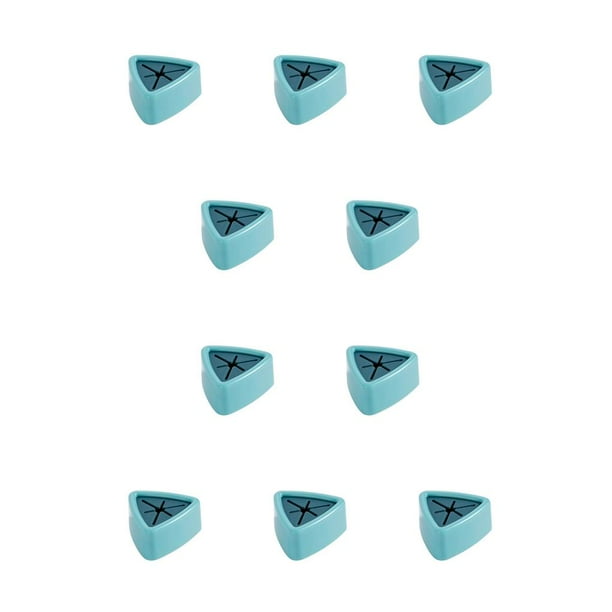 Injueey Soporte para toallas Colgador autoadhesivo para pared Perchero de organización pegajoso de plástico sin perforaciones Organizador de Azul claro 10Conjunto