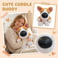 thumbnail image 2 of Large Head Puppy Plush Toy, Cute Big Eyed Dog Stuffed Animal, Soft Companion Doll for Relaxation, Decorative Pet Plushie, Home Office Sofa Decoration Ornament, 2 of 6