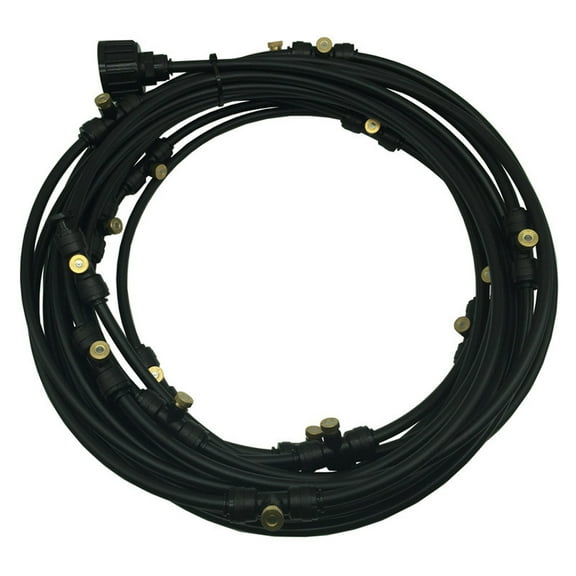 SDFGTstore 15m/18m Water Spray Kit Wet Fog Garden Nebulizer Outdoor Misting Cooling System