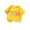 Yellow, variant on SDNall Girls Letter Print T Shirt, Crew Neck Cotton Tops, Girl Casual Short Sleeve Tees, Graphic Summer Shirts Sizes 2-12 Years