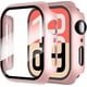 thumbnail image 1 of Yanonmyfd  2 Piezas Funda para Apple Watch Series 6/5/4/SE 3/SE 2/SE 40mm Protector Pantalla Vidrio Templado Incorporado,HD Protección Completa PC Dura Estuche Protective Case,Negro,40mm, 1 of 45