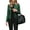 Green, variant on Women's Faux Leather Jacket Slim Moto Biker Jacket Outerwear Long Sleeve Zipper Short Jacket