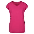 thumbnail image 1 of Build Your Brand Womens Extended Shoulder T-Shirt, 1 of 5