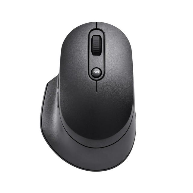 onn. 100122465 Wireless Ergonomic Thumb Rest 5- Button Mouse
