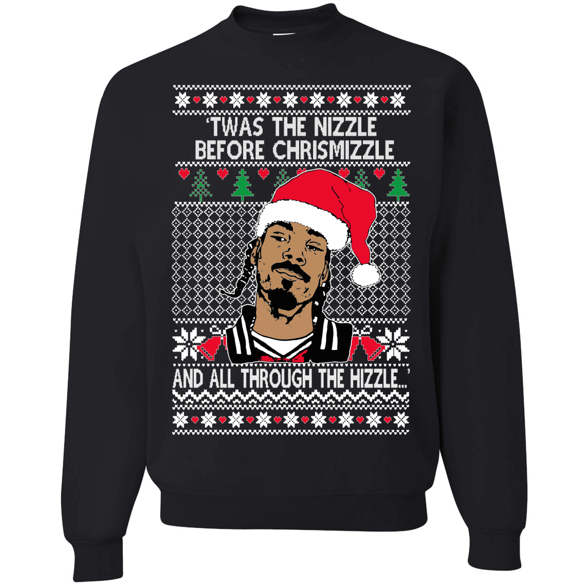 Funny Snoop Dog Ugly Christmas Sweater 