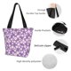 thumbnail image 4 of Balery Daisies Flowers Bolsa de Hombro con Diseño, Bolsa Grande y Duradera, Bolsa Versátil para Compras, 4 of 6