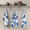 thumbnail image 5 of Multi-Purpose Kitchen Towels 28x18 Inch Dishcloths with Hanging Loop Decorative and Practical Towels for Kitchen, Dining Denim Heart Pattern, 5 of 7