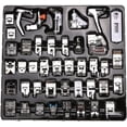 thumbnail image 1 of Kit de máquina de coser prensatelas multifuncionales para el hogar máquina de coser dobladillo accesorios para pies piezas para Brother Singer paquete de (42 uds) Xemadio GX-465, 1 of 6