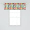 thumbnail image 2 of Ambesonne Indie Window Valance, Vintage Spiral Colorful, 54" X 18", Multicolor, 2 of 3