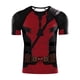 thumbnail image 1 of Deadpool Cosplay Costume Jumpsuit, Short Sleeves Role Playing Clothes Boys Kids Funny Cosplay Costumes with Accessories for Men (Red) Size: S, 1 of 2