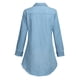 thumbnail image 5 of Chaquetas para mujer Otoño Moda Suelto Sólido Borla Casual Manga completa Tops Chaqueta de mezclilla Blusa Abrigo Odeerbi  ODB-3, 5 of 7