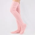 thumbnail image 4 of JeashCHAT Autumn And Winter Knitted Knee Length Stockings Women's Lengthened Floor Stockings WOOL Pile Stockings, 4 of 4