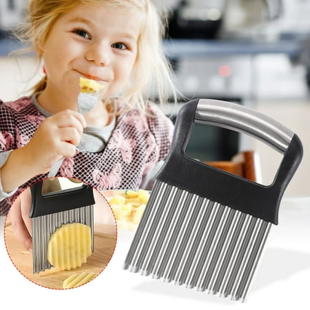 

Wozhidaose Kitchen Gadgets Wave Cutter Multifunctional Ripple For Cutting Wave Cutter For Chips Fruit Vegetables And Butter Kitchen