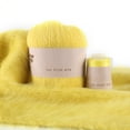 thumbnail image 1 of Injueey Juego de ovillos de hilo cálido antibolitas de 50g y 20g, bufandas de 2 hebras, Kit de hilo de ganchillo de punto suave, hilos de suéter para Artesanía Amarillo brillante NO23 Injueey HA010946-29, 1 of 6