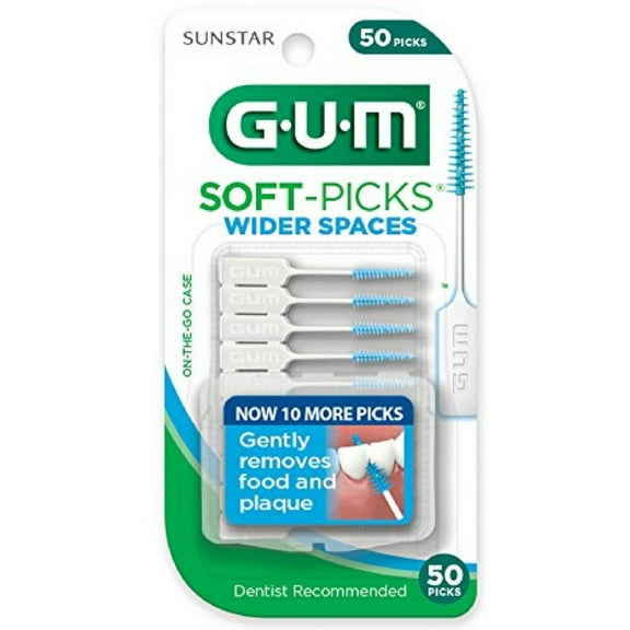 GUM Soft Picks Wider Spaces 50 ea