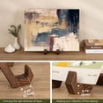 thumbnail image 4 of 2 pack Plate Display Stand, 6 Inch Plate Holder for Displaying, Decorative Picture Frame Dish Photo Plaque Platter Wood Stand, 4 of 5