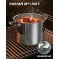 thumbnail image 3 of Cooks Standard Classic 8 Quart Stainless Steel Stock Pot with Lid, Large Cooking Pot for Pasta, Soup, Spaghetti, Stockpot with Even Heating, Oven & Dishwasher Safe, Induction Compatible Cookware, 3 of 8
