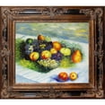 thumbnail image 2 of Tori Home Pears and Grapes by Claude Monet Framed Oil Painting Print on Canvas, 2 of 5