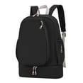 thumbnail image 1 of Almencla Sac de Tennis Sac à Dos pour Ordinateur Portable Sac de Sport pour Joueurs de Badminton Randonnée Noir, 1 of 8